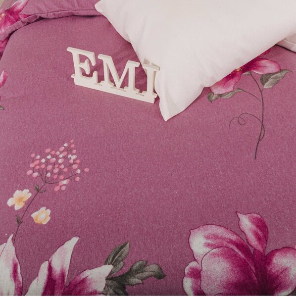 Flanelasta posteljnina Aida Pembe EMI