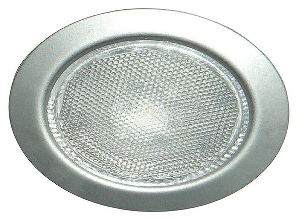 LED vgradna svetilka Easyglass (Premer: 7 cm, Srebrna)