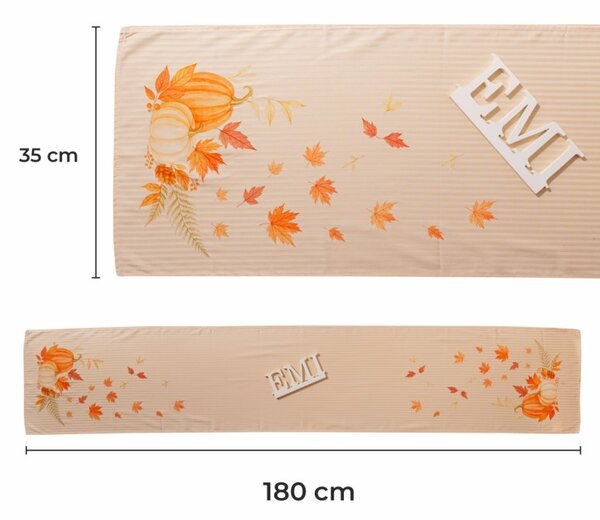 Damast prt Buče 35x180 cm EMI