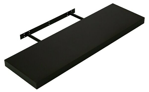 Regalux Stenska polica XL4 (Do x Š x V: 23,5 x 80 x 3,8 cm, Črne barve, Nosilnost: 12 kg)