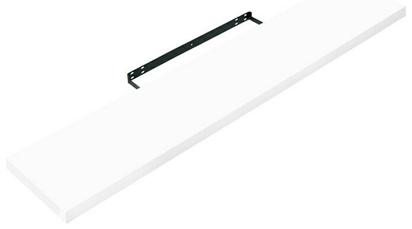 Regalux Stenska polica XL4 (Do x Š x V: 23,5 x 118 x 3,8 cm, Bele barve visoki sijaj, Nosilnost: 12 kg)
