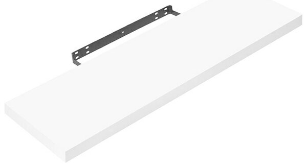 Regalux Stenska polica XL4 (Do x Š x V: 23,5 x 80 x 3,8 cm, Bele barve visoki sijaj, Nosilnost: 12 kg)