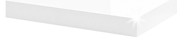 Dolle Stenska polica Big Boy (Do x Š x V: 44,5 x 25 x 5 cm, Bele barve visoki sijaj, Nosilnost: 30 kg)