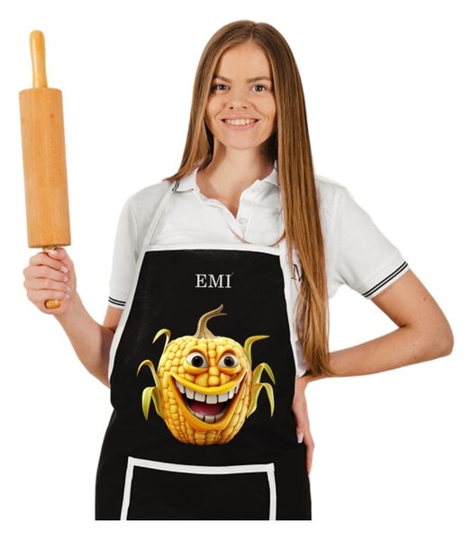 Kuhinjski predpasnik Corny EMI, črna