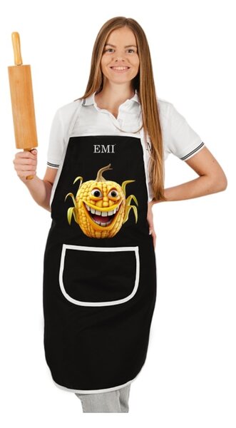 Kuhinjski predpasnik Corny EMI, črna