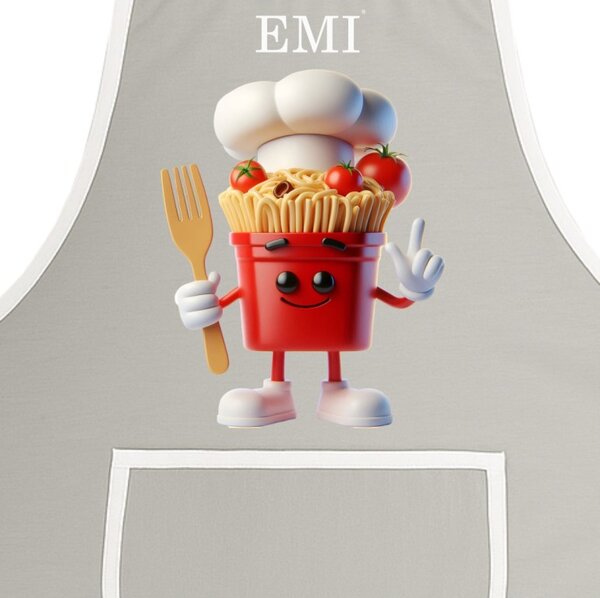 Kuhinjski predpasnik Pasta EMI, Siva