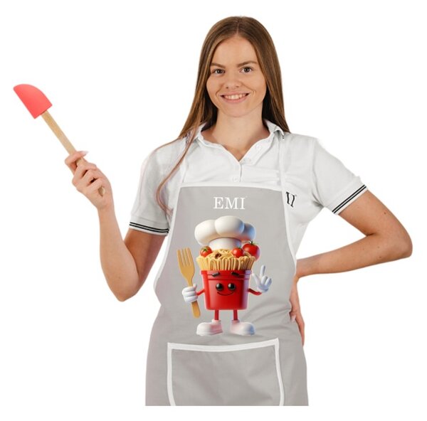 Kuhinjski predpasnik Pasta EMI, Siva