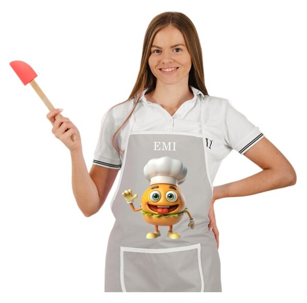 Kuhinjski predpasnik Burger EMI, Siva