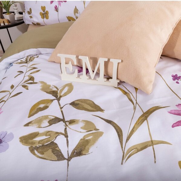 Bombažna posteljnina Furrina Olive EMI