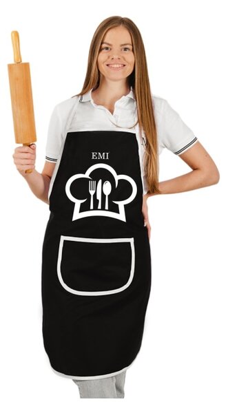 Kuhinjski predpasnik Chef EMI, črna