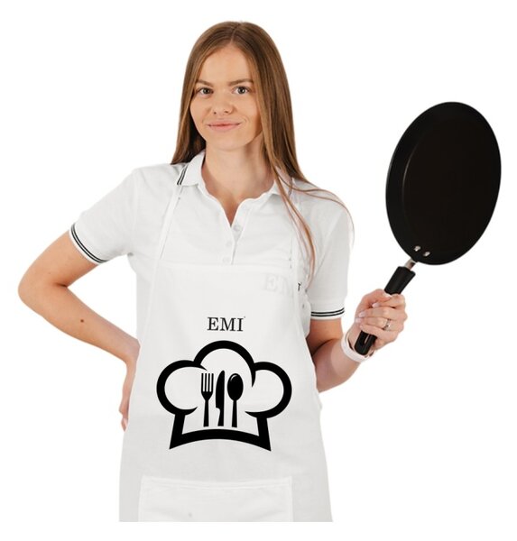 Kuhinjski predpasnik Chef EMI, Bela