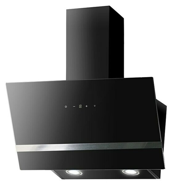 Respekta Poševna napa Hera (Širina: 89,5 cm, Maksimalna zmogljivost ventilatorja pri odvajanju zraka: 587 m³/h, Črne barve/srebrne barve)