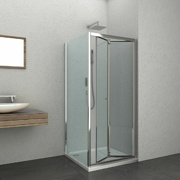 Sanotechnik Tuš stena Elite (Š x V: 80 x 195 cm, Krom)