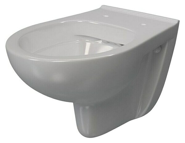 Stenski WC (Izpiranje brez roba, Oblika splakovanja: Globok, WC odtok: Vodoravno)