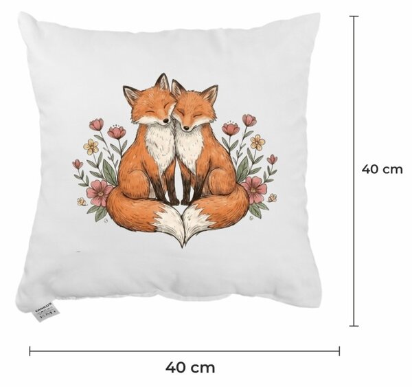 Dekorativni vzglavnik Fox Love 40x40 cm EMI