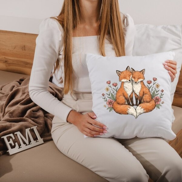 Dekorativni vzglavnik Fox Love 40x40 cm EMI
