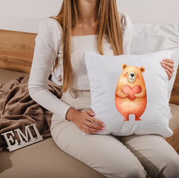 Dekorativni vzglavnik Teddy Love 40x40 cm EMI