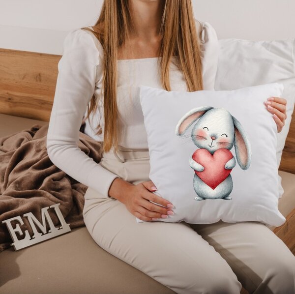 Dekorativni vzglavnik Bunny Love 40x40 cm EMI