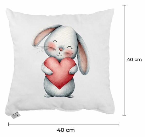 Dekorativni vzglavnik Bunny Love 40x40 cm EMI