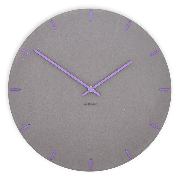 Stenska ura Luxhora Pura Circ Light Grey 11 barv kazalcev