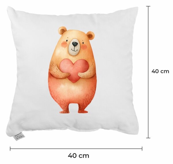 Dekorativni vzglavnik Teddy Love 40x40 cm EMI