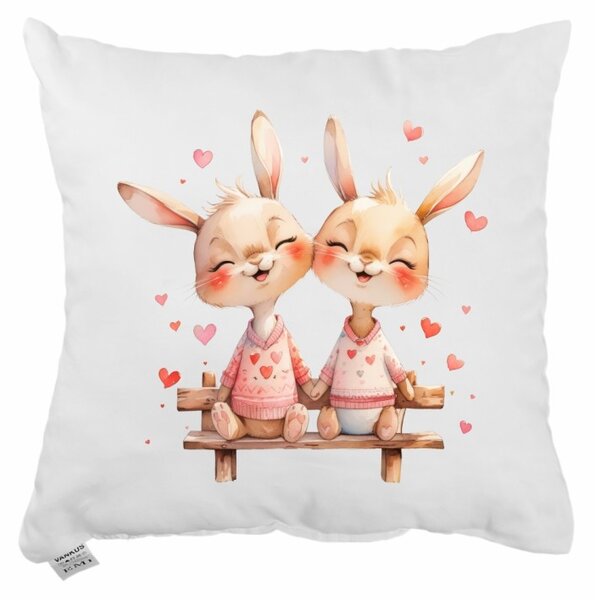 Dekorativni vzglavnik Bunny Together 40x40 cm EMI