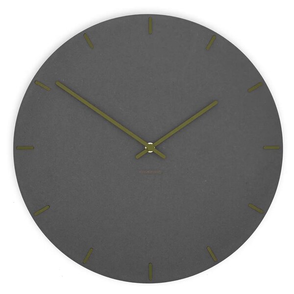 Stenska ura Luxhora Pura Circ Black 11 barv kazalcev