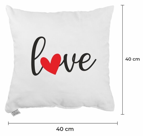 Dekorativni vzglavnik Love 40x40 cm EMI