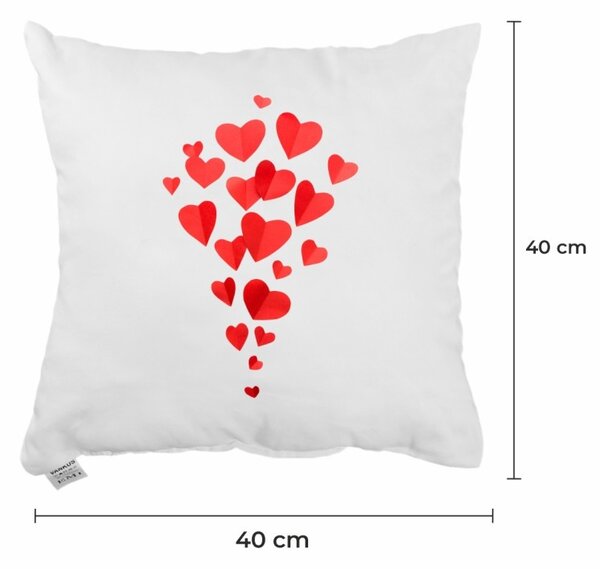 Dekorativni vzglavnik Hearts 40x40 cm EMI