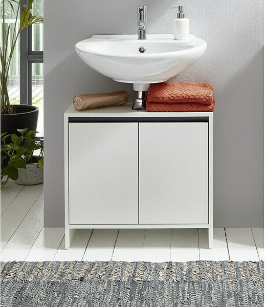 Trendteam Podumivalniška omara Basic (60 x 28 x 55 cm, Bele barve)