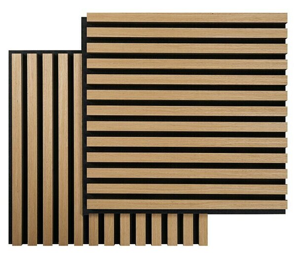 FibroTech Akustični panel SQUARE (Svetli hrast, 520 x 520 x 22 mm)