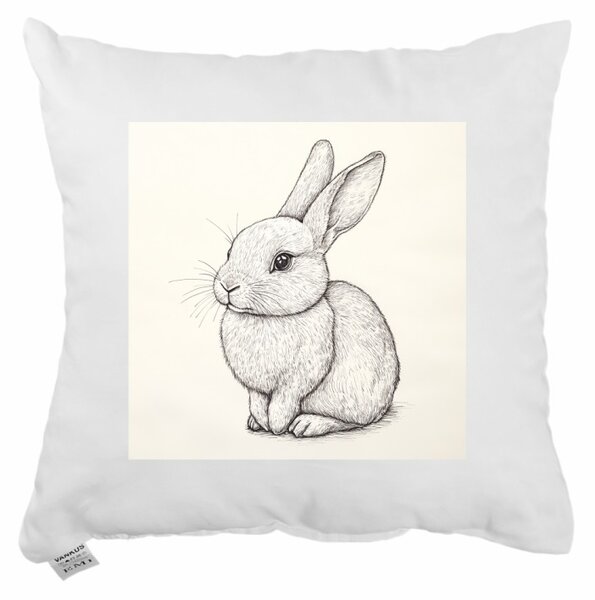 Okrasni vzglavnik Bunny Sketch 40x40 cm EMI