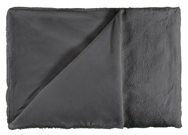 Odeja Happy (Grafitne barve, 200 x 150 cm, 100 % poliester)
