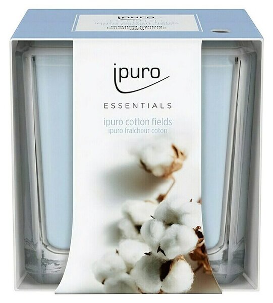 Ipuro Essentials Dišeča sveča v kozarcu Cotton Fields (125 g)