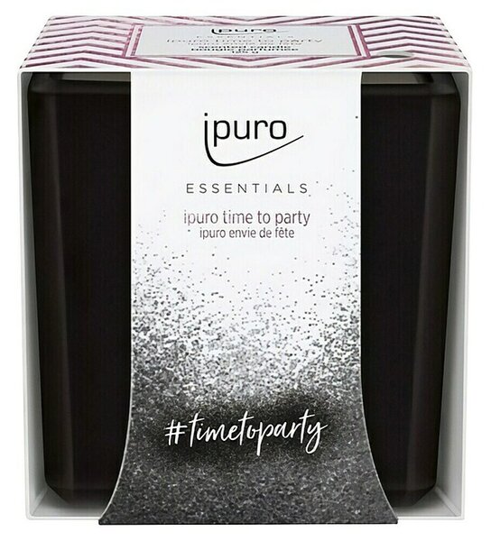 Ipuro Essentials Dišeča sveča v kozarcu Time to party (125 g)