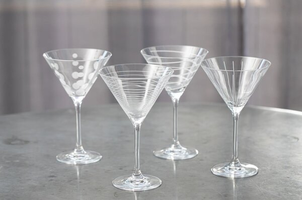 Set 4 kozarcev za martini Mikasa Cheers, 290 ml