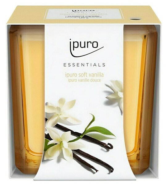 Ipuro Essentials Dišeča sveča v kozarcu Soft Vanilla (125 g)
