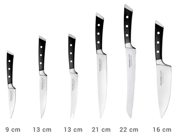 Komplet nožev s stojalom 6 ks Azza – Tescoma