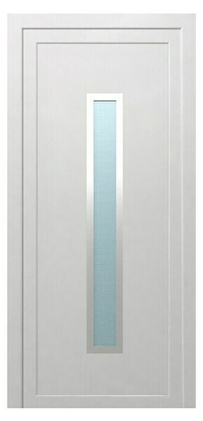Hišna vhodna vrata Berlin KF03 (1.000 x 2.100 mm, Smer odpiranja: Levo, Bela)