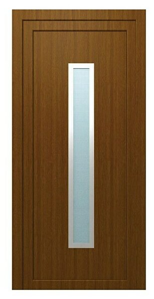 Hišna vhodna vrata Berlin KF03 (1.000 x 2.100 mm, Smer odpiranja: Desno, Rjava)