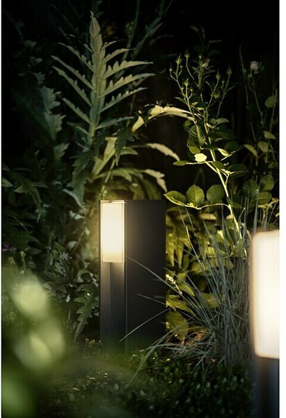 Philips Hue Zunanja svetilka na stebričku Turaco (9,5 W, Toplo bela, 12,1 x 12,1 x 40,2 cm, Z žarnico)
