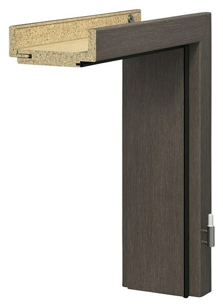 GetaDoor Aperto Podboj za vrata Cappuccino GA44 (650 x 2.000 mm, Debelina stene: 14,5 cm, Smer odpiranja: Desno, Rjava)