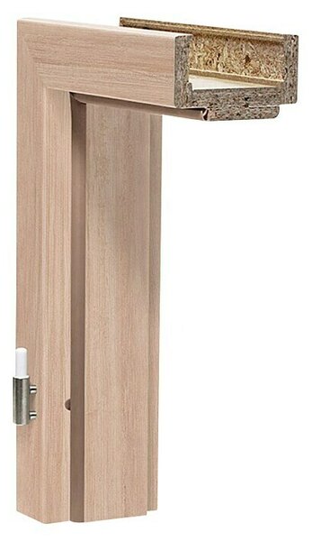 GetaDoor Lamineo Podboj za vrata GLN42 (750 x 2.000 mm, Debelina stene: 10 cm, Smer odpiranja: Levo, Svetli hrast)