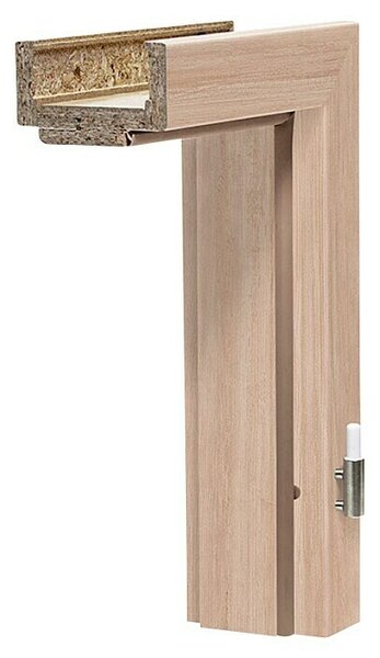 GetaDoor Lamineo Podboj za vrata GLN42 (750 x 2.000 mm, Debelina stene: 10 cm, Smer odpiranja: Desno, Svetli hrast)