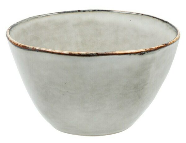 Okrasna posoda Tabo (Ø x V: 11 x 5 cm, Siva)