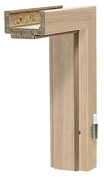 Podboj za vrata Lamineo GLN42 (650 x 2.000 mm, Debelina stene: 12,5 cm, Smer odpiranja: Desno, Svetli hrast)