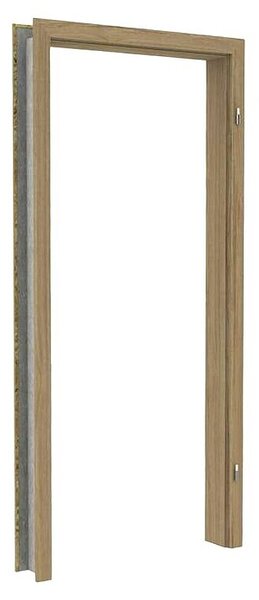 Lip Bled Podboj za vrata Hrast grča CPL2 (850 x 2.000 mm, Debelina stene: 100 mm, Smer odpiranja: Desno)