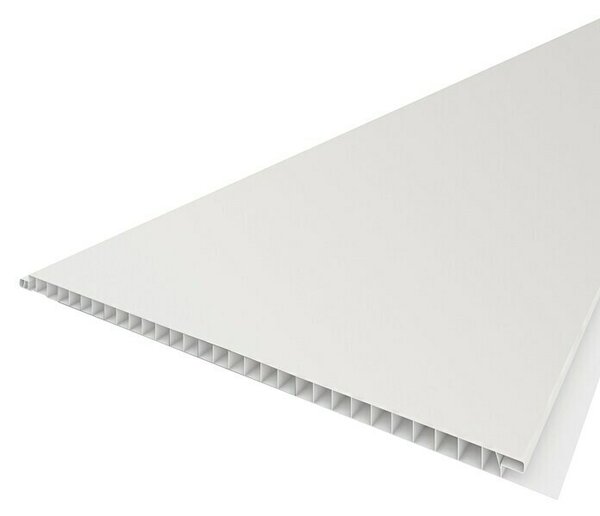BaukulitVox Ecoline Stenski panel (Bele barve, 2.650 x 250 x 8 mm)