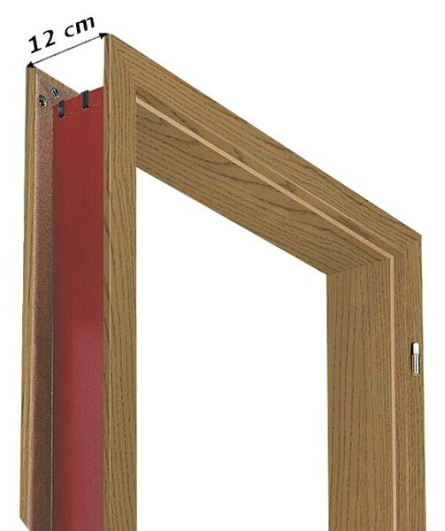 Doornite Podboj za vrata (650 x 2.000 mm, Debelina stene: 12 cm, Smer odpiranja: Desno, Svetli hrast)