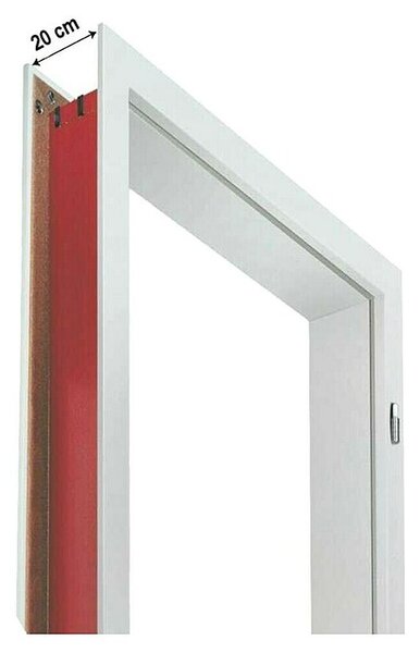 Doornite Podboj za vrata (850 x 2.000 mm, Debelina stene: 200 mm, Smer odpiranja: Desno)